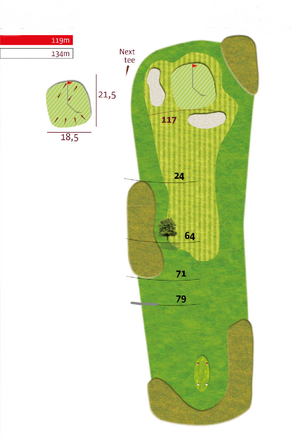 Plan hole 16