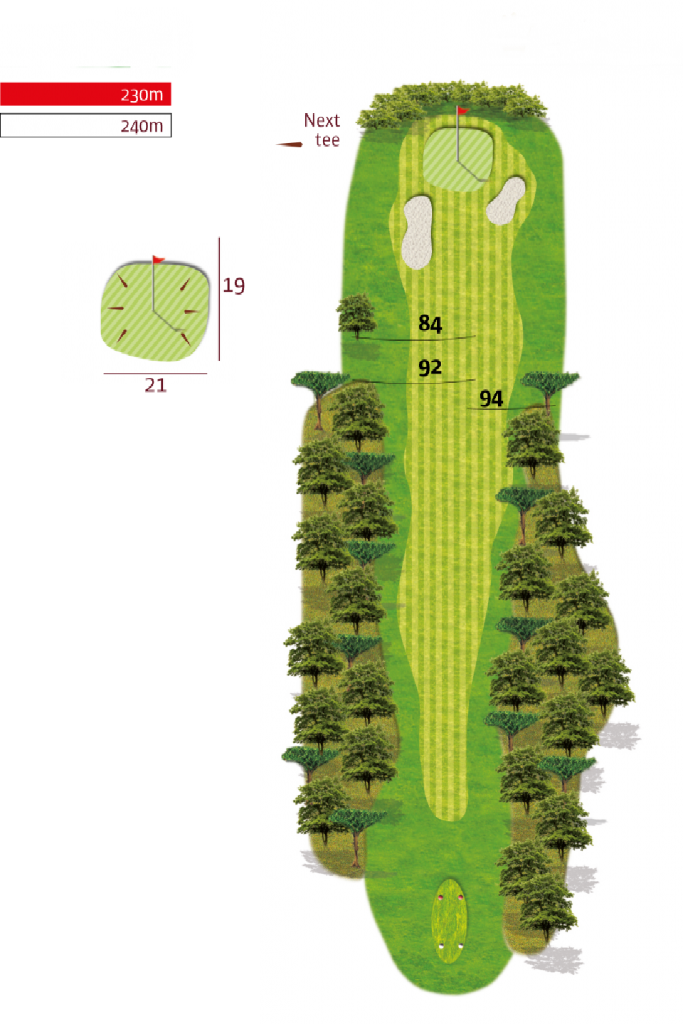 Plan hole 17