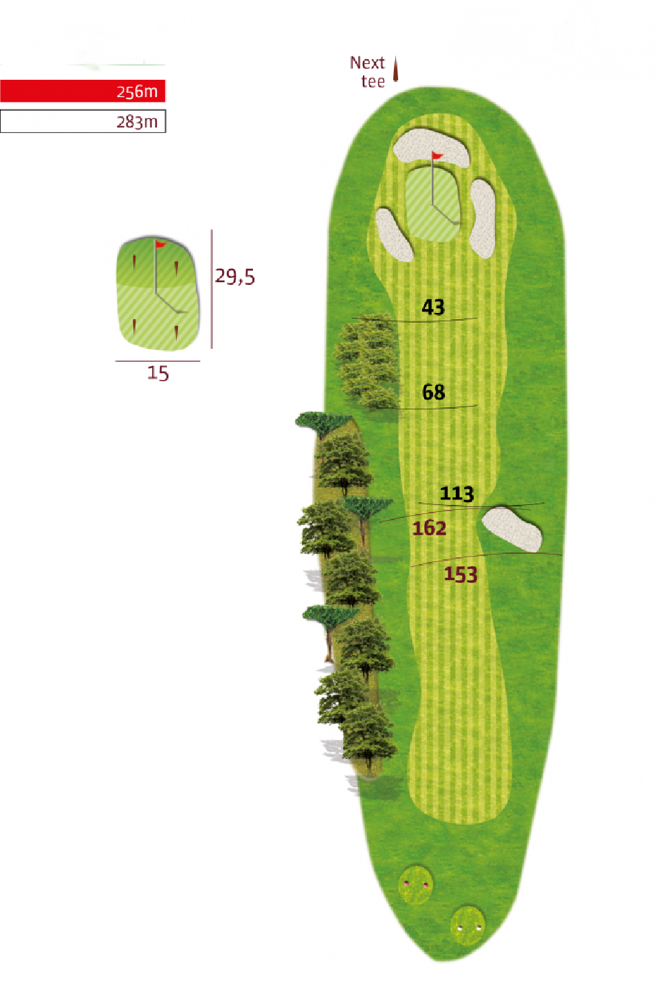 Plan hole 18