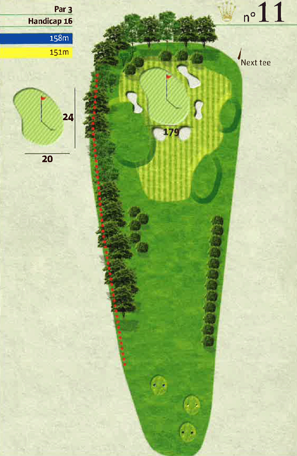 Plan hole 11