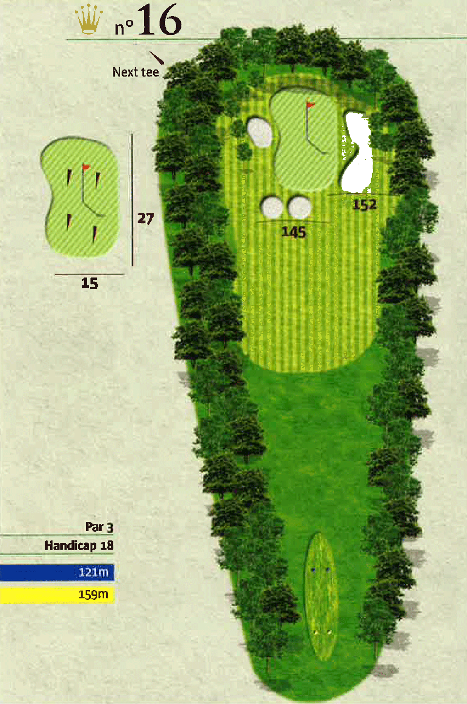 Plan hole 16