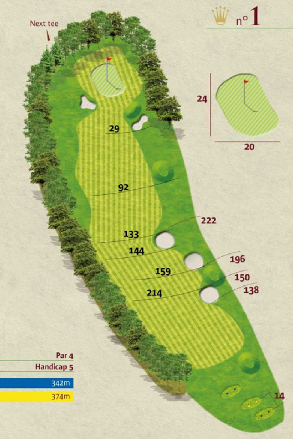 Plan hole 1