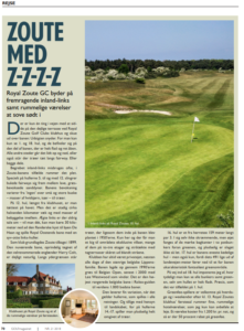 RZGC covered in Danish Golf magazine